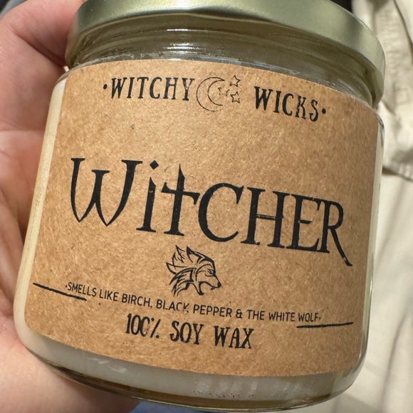 100% soy candle 12oz Witchy Wicks “The Witcher” read description! - Picture 2 of 3